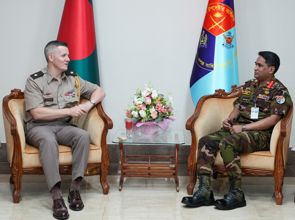 Call On between the Defence Attaché of USA to Bangladesh and Principal Staff Officer (PSO), Armed Forces Division (AFD)