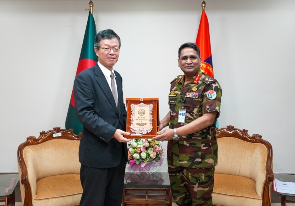 INTRODUCTORY CALL ON OF THE NEWLY APPOINTED AMBASSADOR OF JAPAN WITH PRINCIPAL STAFF OFFICER, ARMED FORCES DIVISION