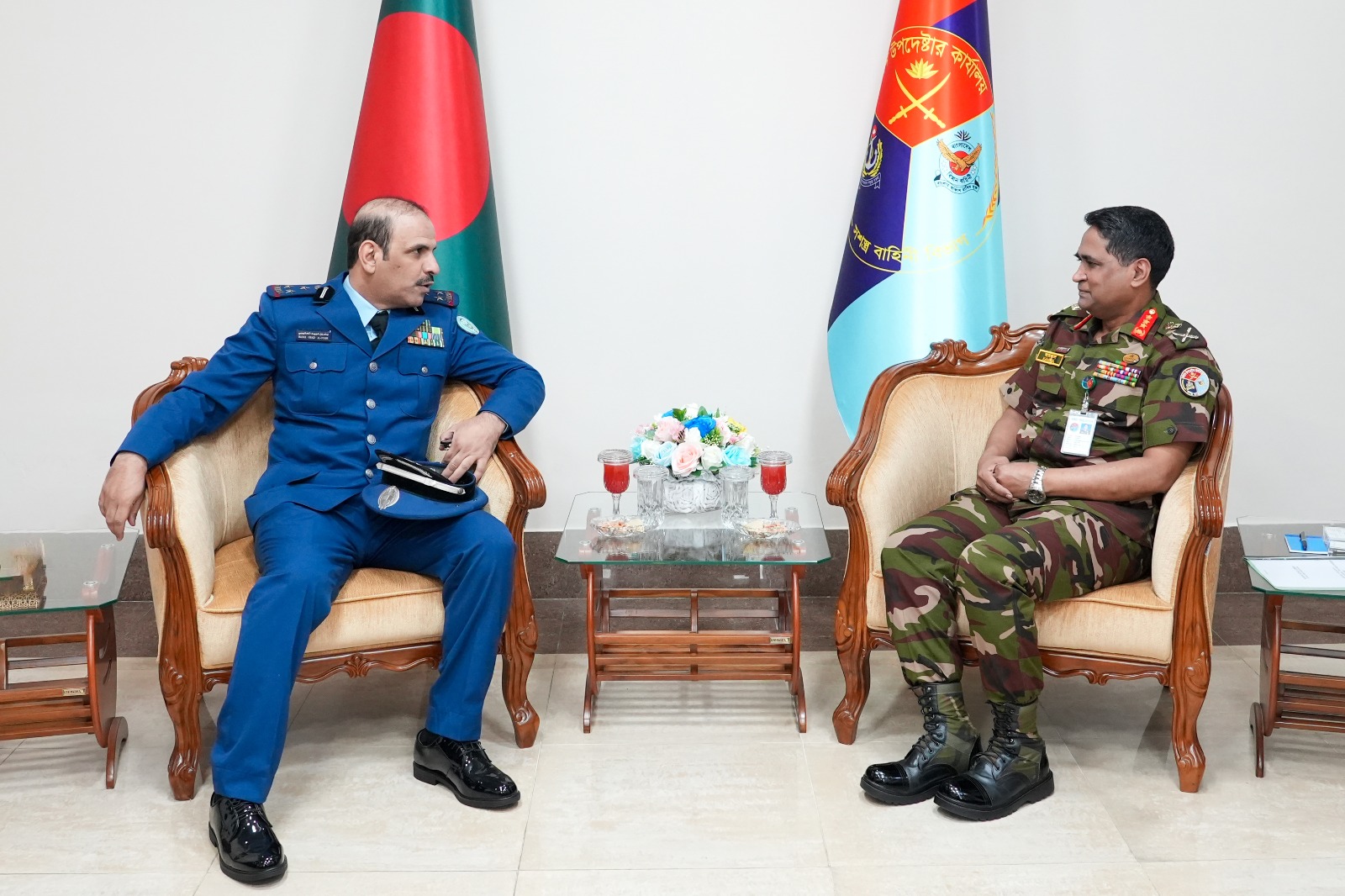 Call On between Newly Appointed Military Attache of Kingdom of Saudi Arabia (KSA) to Bangladesh and PSO, AFD