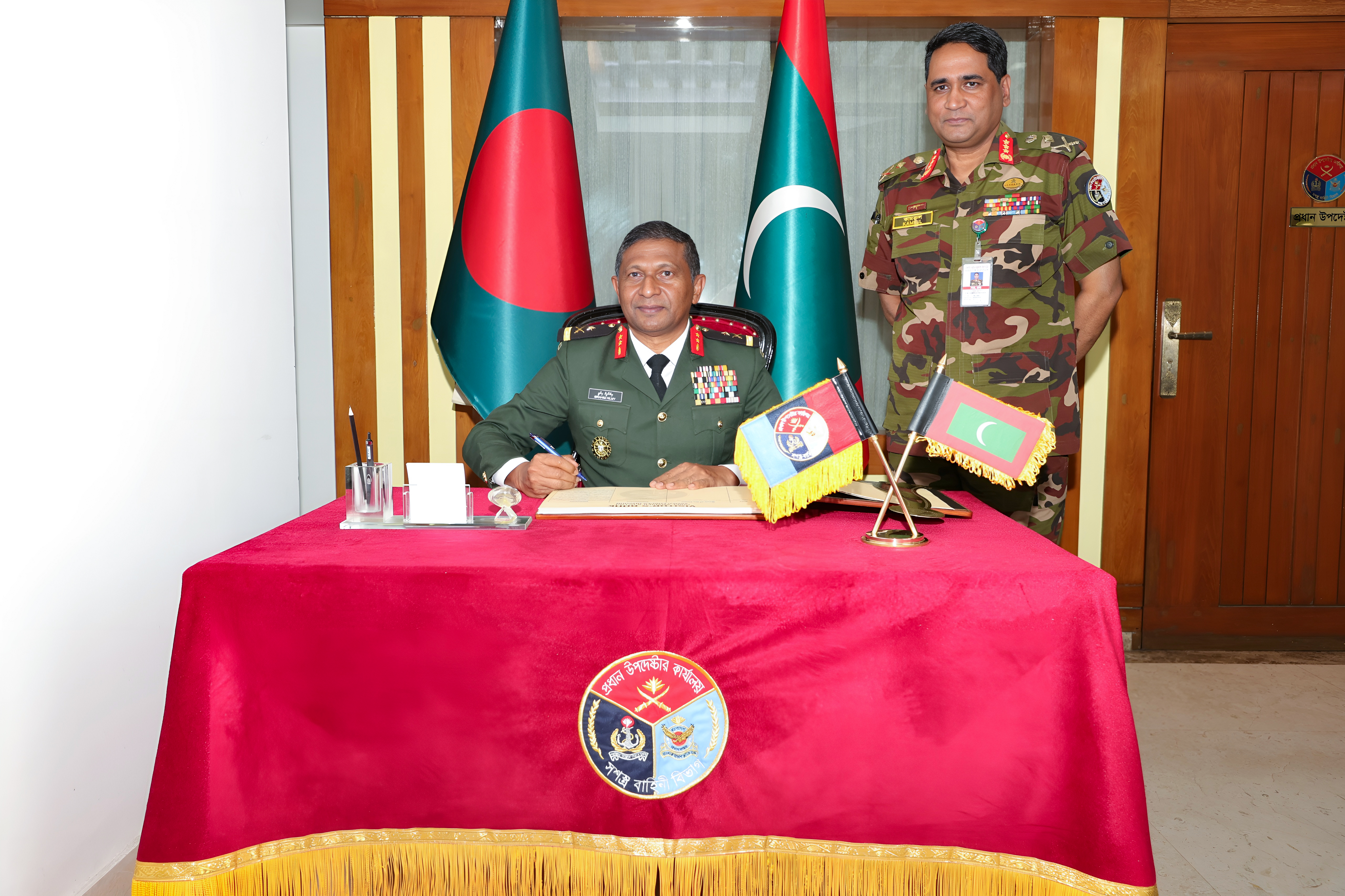 ‘Call On’ between Major General Ibrahim Hilmy, Chief of Maldives National Defence Forces and Principal Staff Officer (PSO), Armed Forces Division (AFD)
