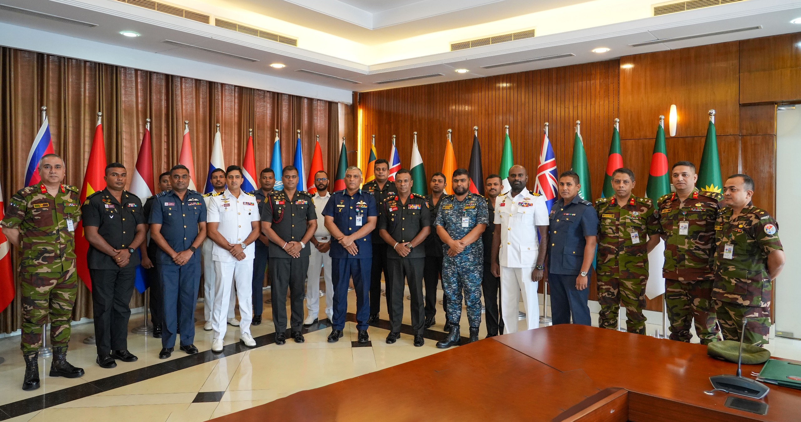 Defence Services Command and Staff College Sri Lanka Visit at Armed Forces Division (AFD)