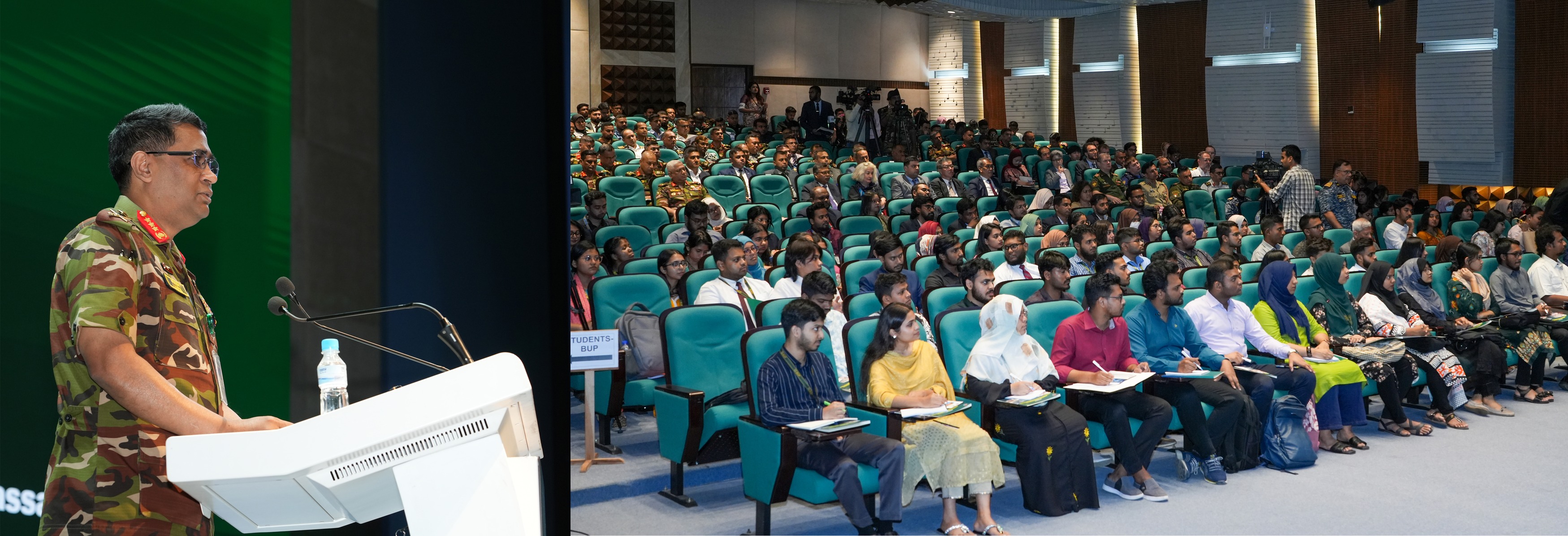 সশস্ত্র বাহিনী বিভাগ (এএফডি) ও বাংলাদেশ ইউনিভার্সিটি অব প্রফেশনালস (বিইউপি) এর যৌথ ব্যবস্থাপনায় REPATRIATION OF ROHINGYAS IN BANGLADESH: STRATEGIC IMPLICATIONS ON REGIONAL SECURITY AND WAYS AHEAD শীর্ষক সেমিনার অনুষ্ঠিত